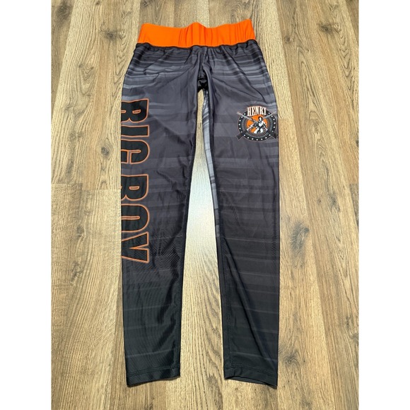 Mojo Pants - Mojo Sports Gear Pants Women's Size Medium Gray Black Orange Leggings Pull On